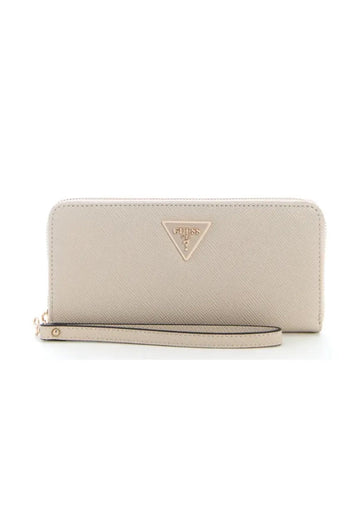 PORTAFOGLIO DONNA ZIP AROUND GUESS LAUREL II ZG7459146 BEIGE