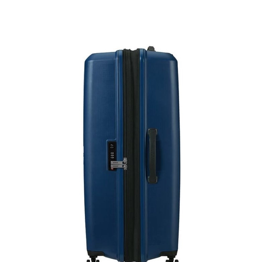 VALIGIA TROLLEY GRANDE AMERICAN TOURISTER  AEROSTEP 146821  NAVY BLU 77 CM