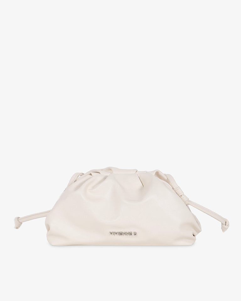 BORSA POCHETTE VIVIENNE D POSITANO V048C BIANCO