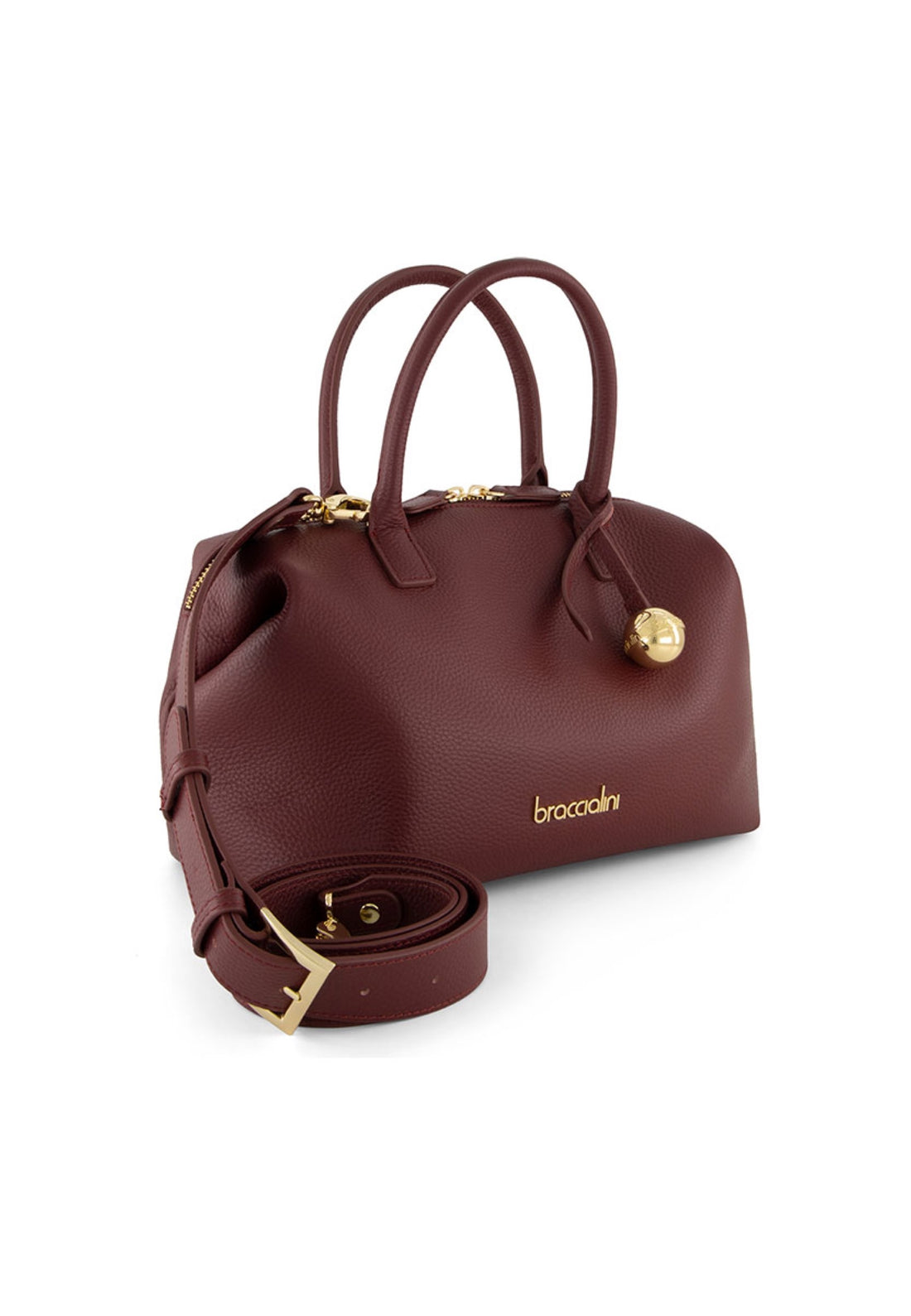 BORSA A MANO E TRACOLLA BAULETTO BRACCIALINI ARIEL B19432 VINACCIA