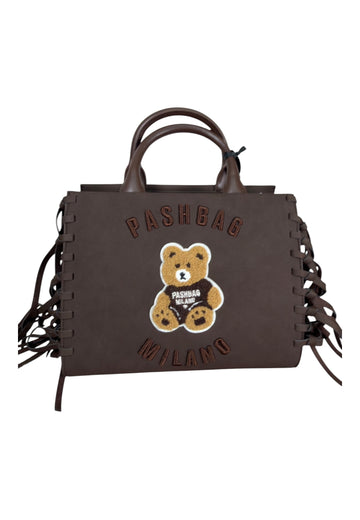BORSA A MANO E TRACOLLA PASHBAG MARGE 20150 SHEPHERD PURE BROWN