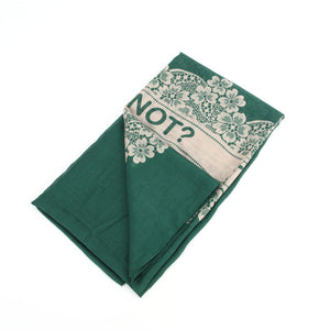 FOULARD DONNA YNOT QUADRATO ARQ-216F7 GREEN