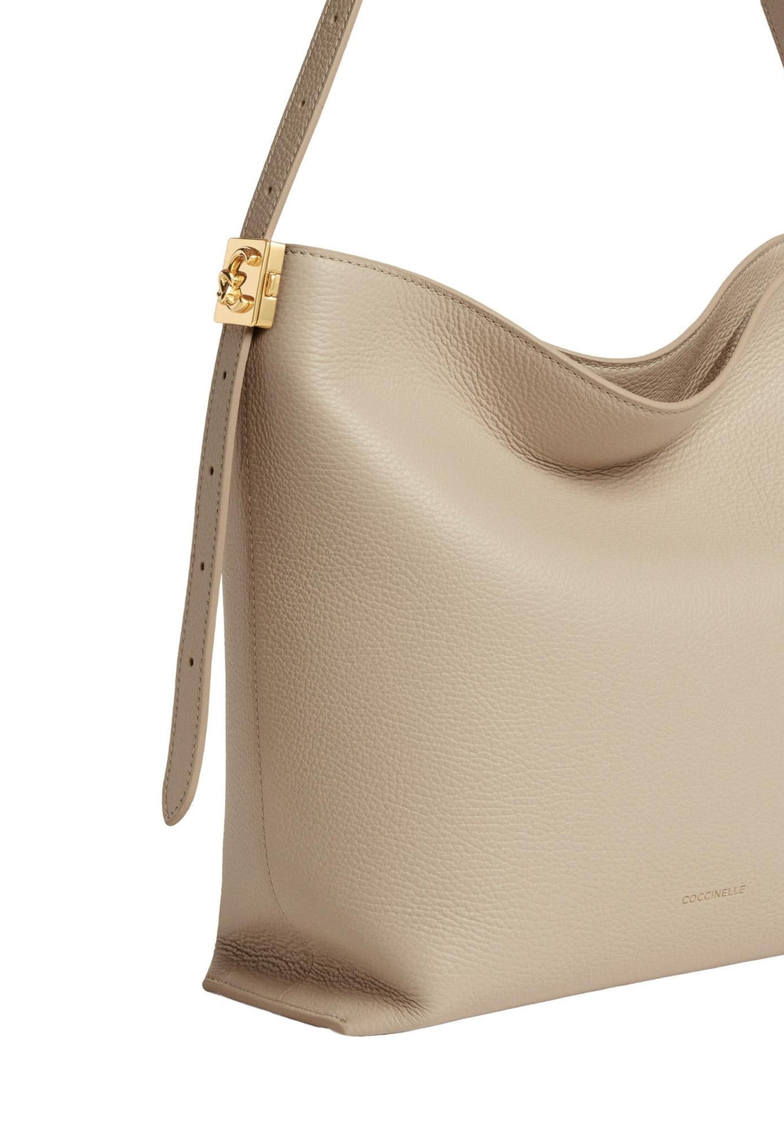 BORSA A SPALLA COCCINELLE C-ME LOCK E1U4K130201 N64 SANDSHELL