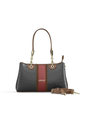 BORSA A MANO E TRACOLLA MEDIA LIU-JO EMATITE AF6103_E1141 22222 NERO