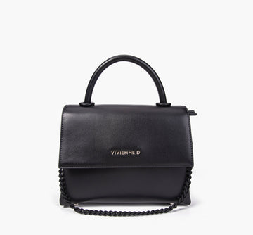 BORSA TRACOLLAINA VIVIENNE D V108 NERO