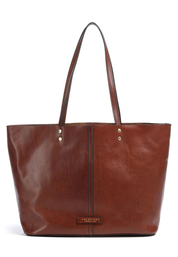BORSA A SPALLA THE BRIDGE 04200601 14 MARRONE