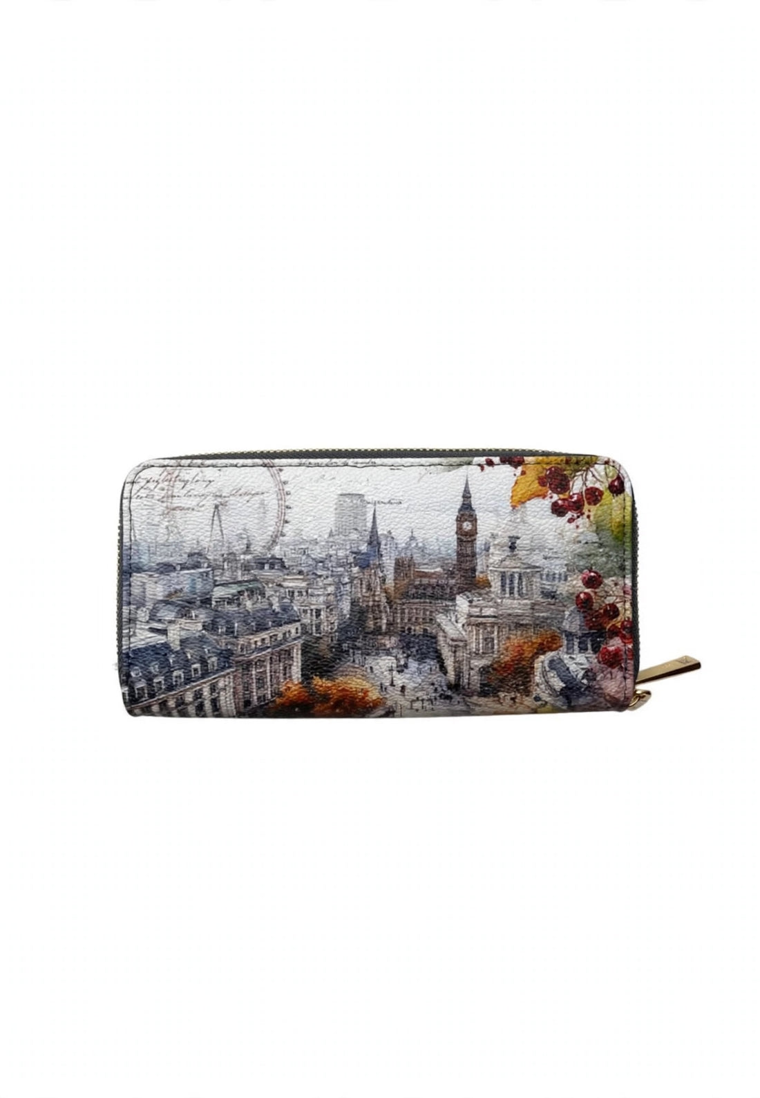 PORTAFOGLIO YNOT DOPPIA ZIP YES-568F7 LONDON BERRY