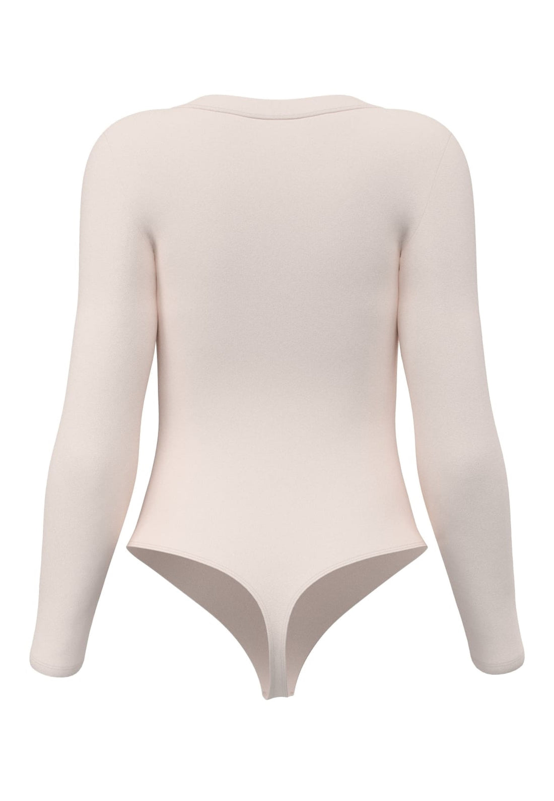 MAGLIA BODY MANICHE LUNGHE DONNA GUESS V4YP07J1314 G6K5 CREMA