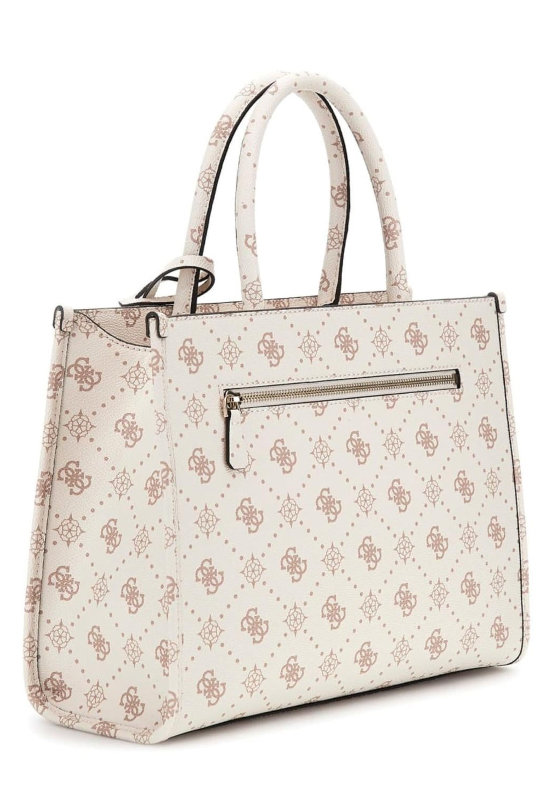 BORSA A MANO E TRACOLLA GUESS SILIA GP989022 VANILLA LOGO