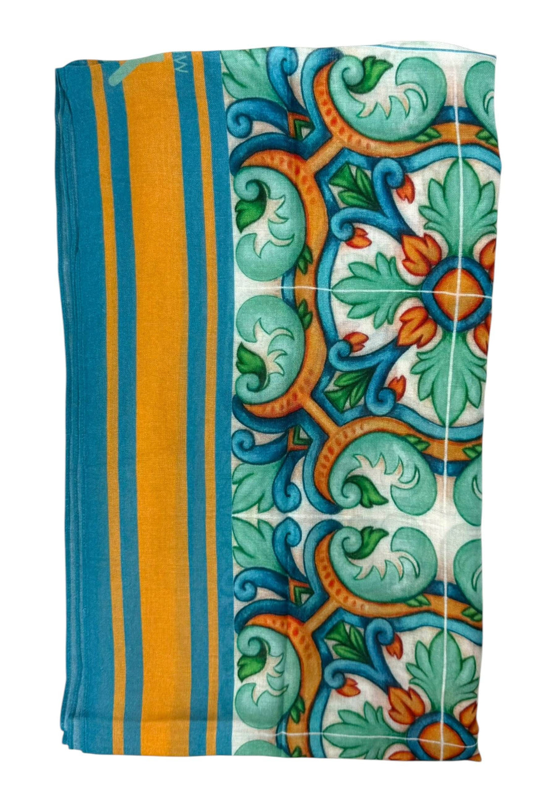 COORDINATO MARE BORSA MEDIA+ NECESSAIRE+ PAREO+ TELO MARE YNOT LIPARI ORANGE