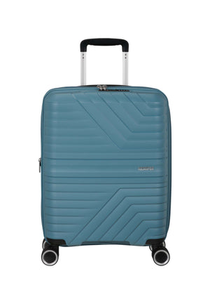 VALIGIA BAGAGLIO A MANO AMERICAN TOURISTER FLYTWIST 155265 STORM BLUE 55 CM