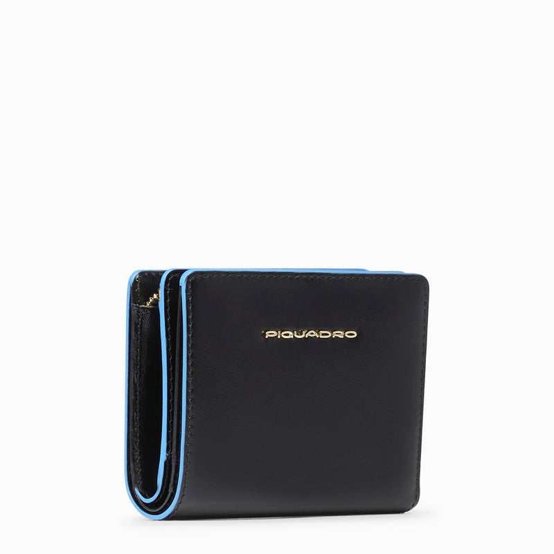 PORTAFOGLIO PICCOLO PIQUADRO DONNA BLUE SQUARE PD6660B2R NERO