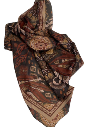 FOULARD DONNA YNOT QUADRATO FLD-090F6 NATURAL