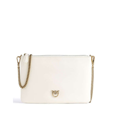 PINKO FLAT CLASSIC BAG 100455 A0F1 WHITE