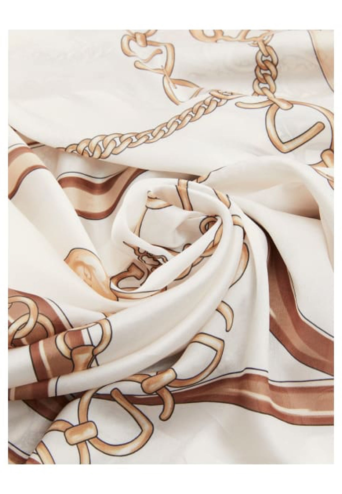 FOULARD GUESS DONNA RETTANGOLARE AW5339POL03 LATTE LOGO