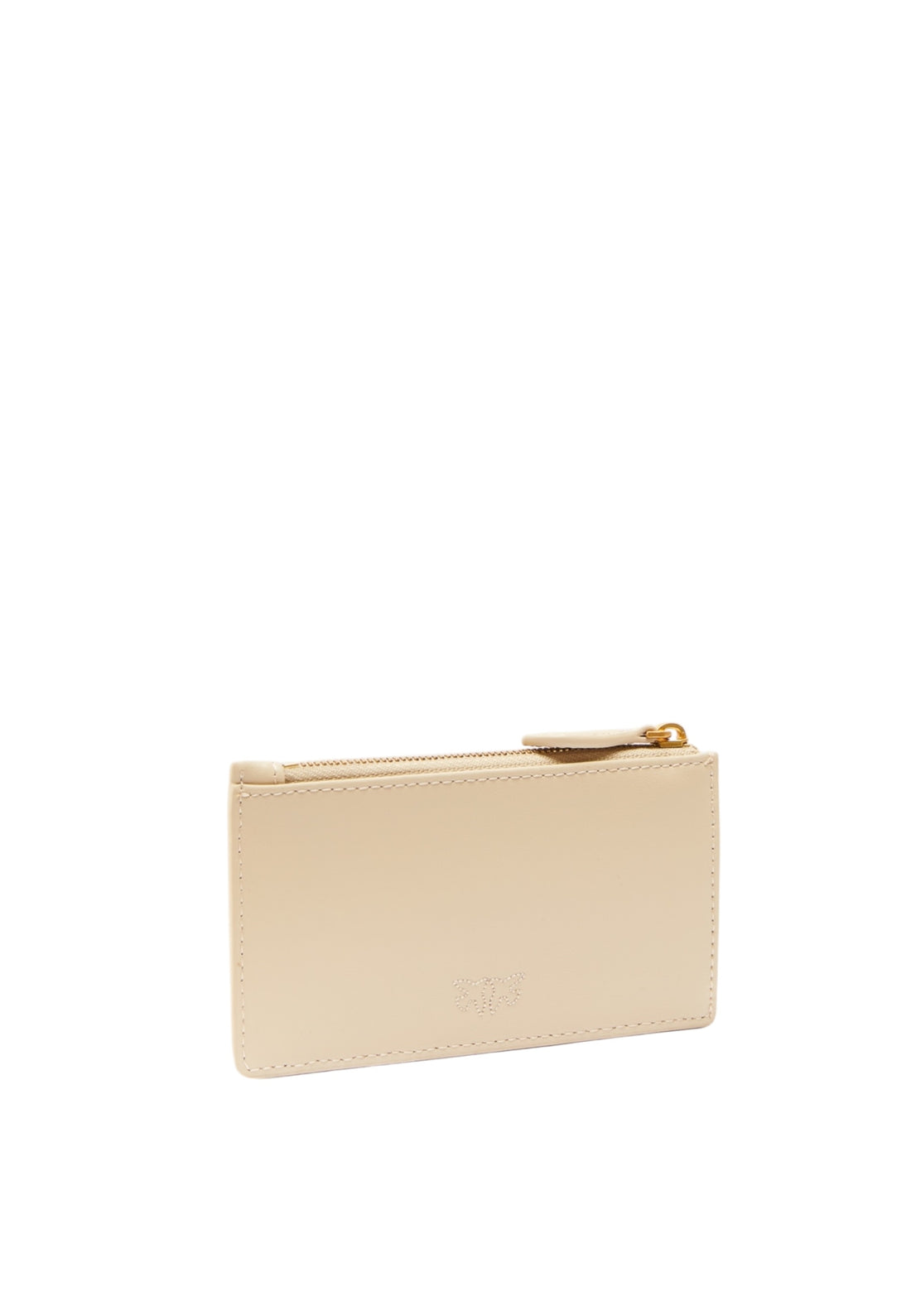 PORTAFOGLIO PINKO AIRONE CARDHOLDER 100251 A0F1 C50Q BEIGE GRIGIO FUMO
