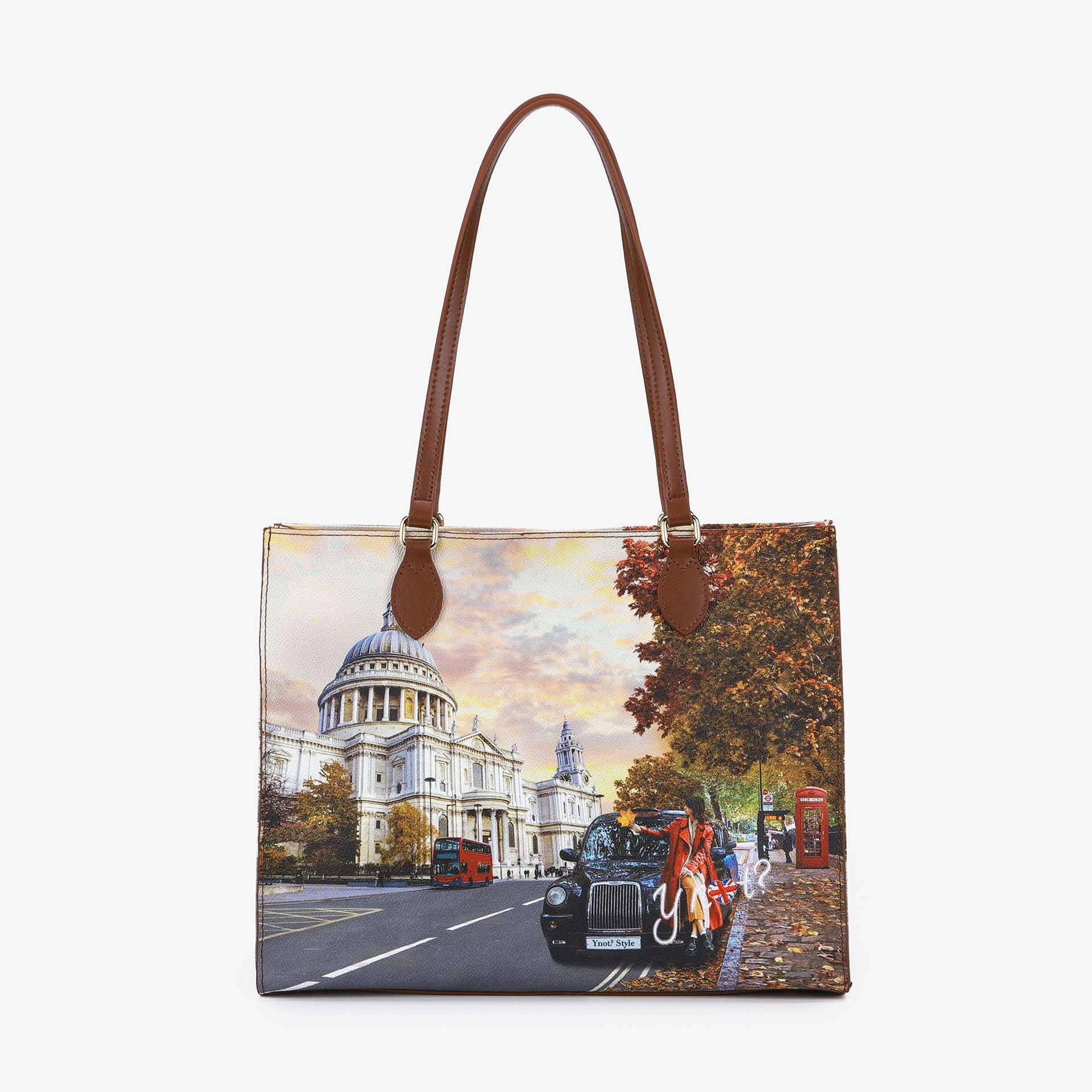 YNOT SHOPPER YES-602F5 LONDON TOURIST BAG