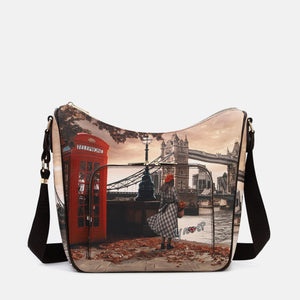 BORSA A TRACOLLA YNOT YES-646F6 LONDON BRIDGE