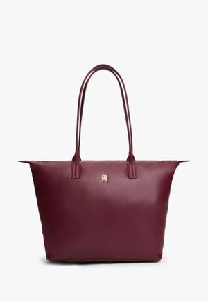 BORSA A SPALLA DONNA TOMMY HILFIGER AW0AW17705 VLP BORDEAUX