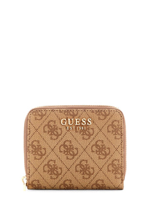 PORTAFOGLIO GUESS DONNA PICCOLO LAUREL II SG7459137 LATTE LOGO