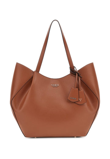 BORSA A SPALLA DONNA GUESS AMORETTE BG789824 COGNAC