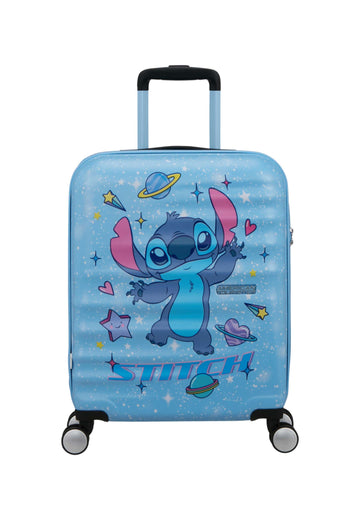 VALIGIA BAGAGLIO A MANO AMERICAN TOURISTER WAVEBREAKER DISNEY 152579 STITCH UNIVERSE 55 CM