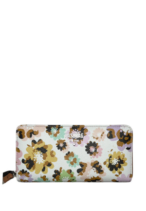PORTAFOGLIO ZIP AROUND DONNA PASHBAG BRIGITTE 19661 BIANCO STAMPA