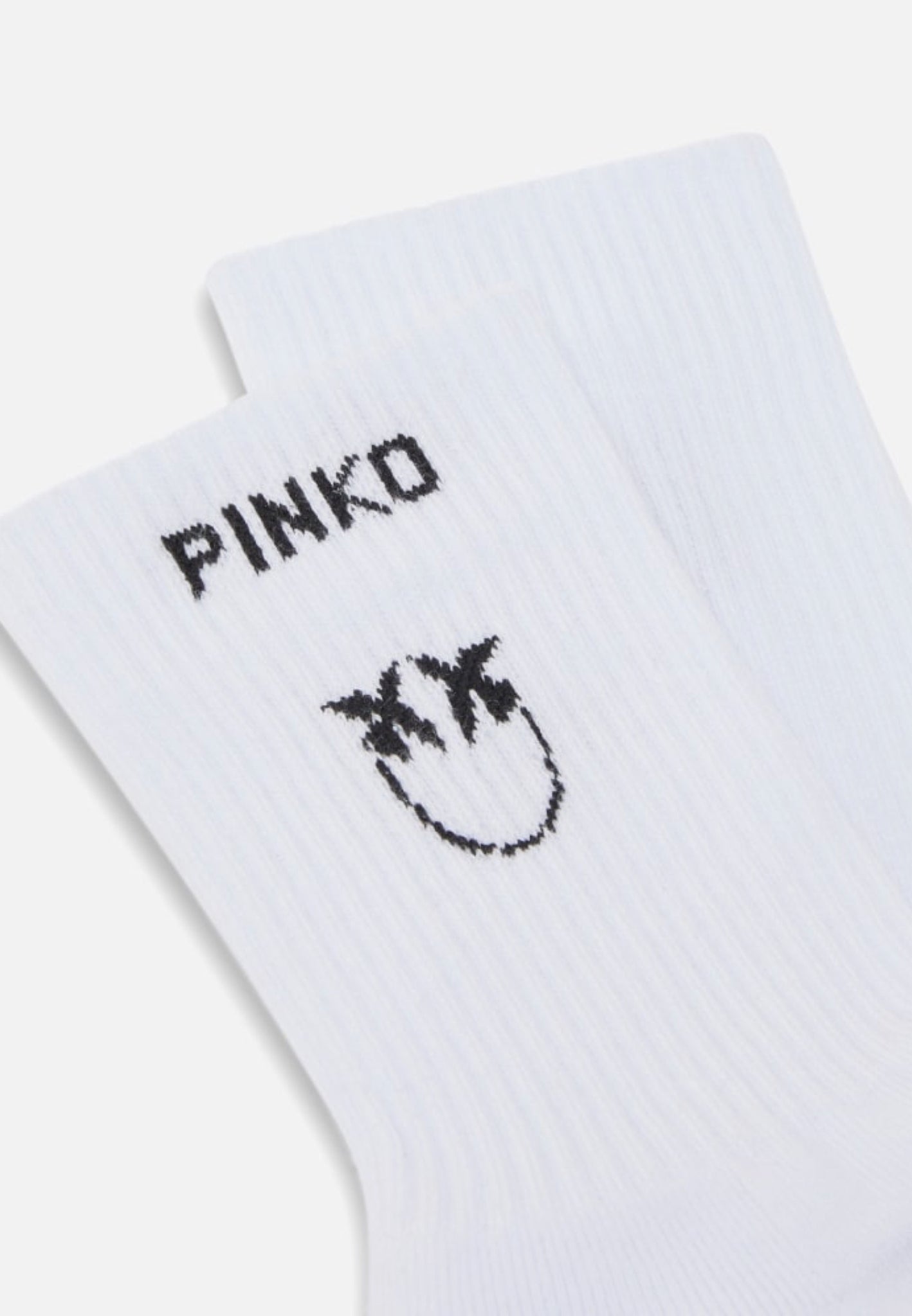 CALZINI PINKO NORVEGIA COTONE CON LOGO 106071 A302 ZZ1 BIANCO-NERO