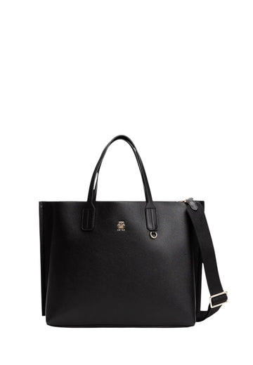 BORSA DONNA SHOPPER TOMMY HILFIGER AW0AW17463 BDS NERO – BiosaBorse