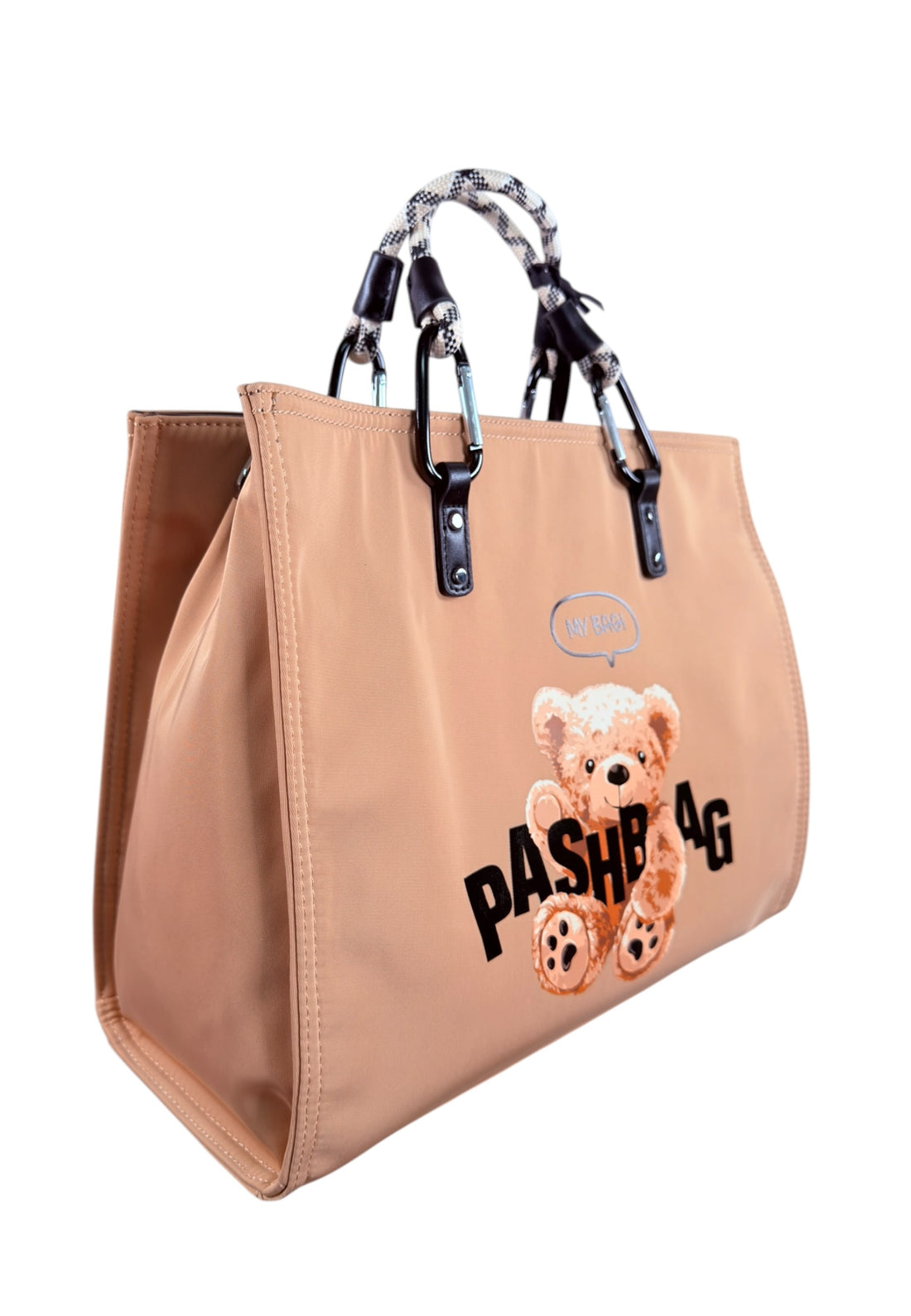 BORSA A MANO E TRACOLLA GRANDE PASHBAG FREYA 19510 BEIGE