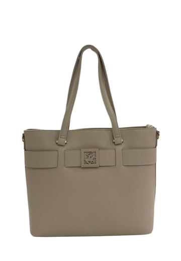 BORSA A SPALLA E TRACOLLA DONNA BEVERLY HILLS POLO CLUB BH-4490 BEIGE