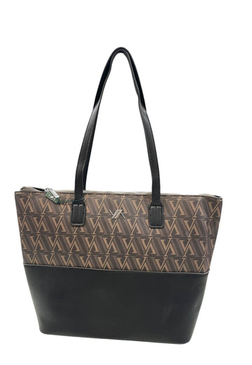 BORSA A SPALLA DONNA VERDE 16-0008073 NERO