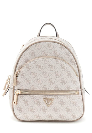 ZAINO MINI GUESS MANHATTAN II SG711832 DARK TAUPE LOGO