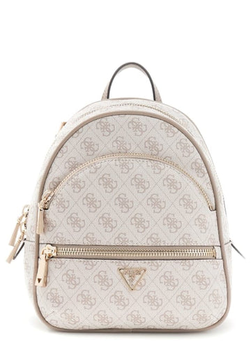 ZAINO MINI GUESS MANHATTAN II SG711832 DARK TAUPE LOGO