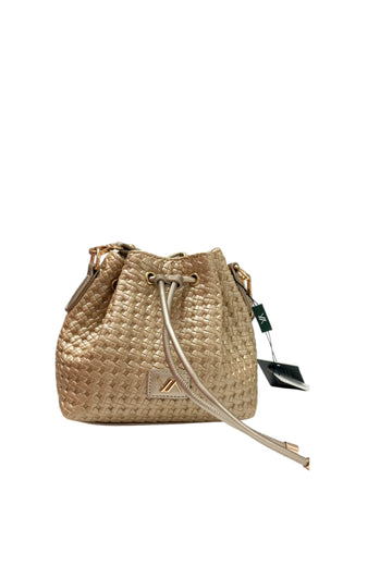 BORSA A SPALLA E TRACOLLA SECCHIELLO DONNA VERDE 16-0008642 GOLD