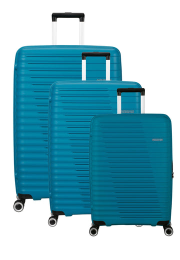 SET DI VALIGIE AMERICAN TOURISTER ROADRUSH MINERAL TEAL
