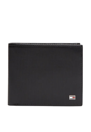 PORTAFOGLIO UOMO TOMMY HILFIGER COMPLETO AM0AM13978 BDS NERO
