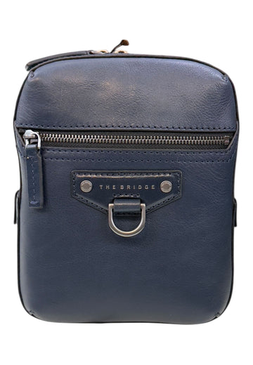 BORSELLO TRASVERSALE UOMO THE BRIDGE IACOPO 056905EX 45 BLU