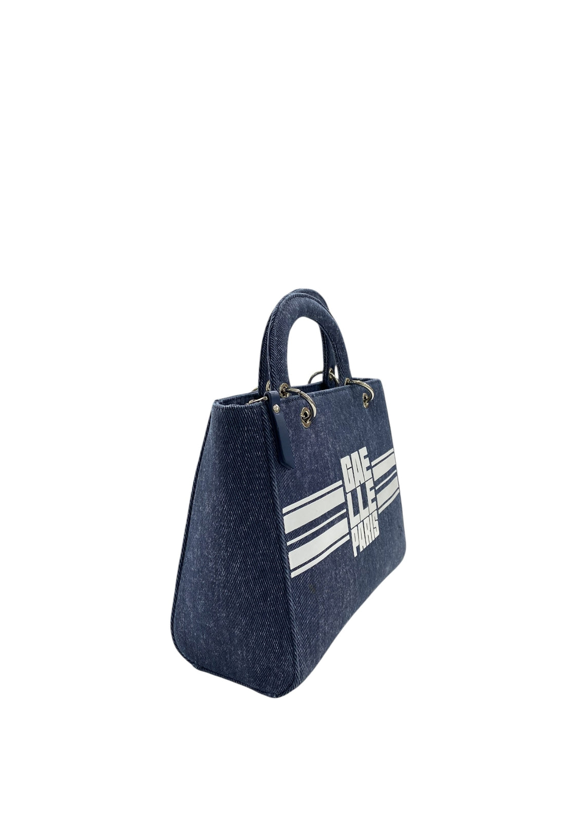 BORSA A MANO E TRACOLLA PICCOLA GAELLE GAACW03112 BLU DENIM