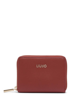 PORTAFOGLIO DONNA PICCOLO ZIP AROUND LIU-JO CALIWEN AF6156_E1019 BRICK RED