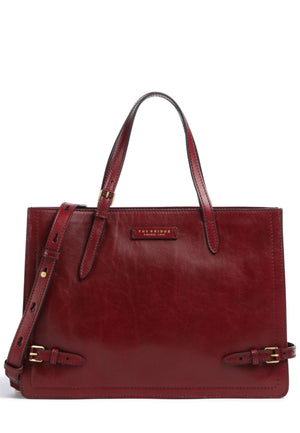 BORSA A MANO E TRACOLLA THE BRIDGE 04501601 01A ROSSO VINO