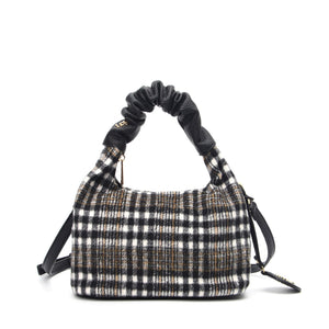 BORSA A MANO E TRACOLLA MINI DONNA YNOT STT-003F7 BLACK