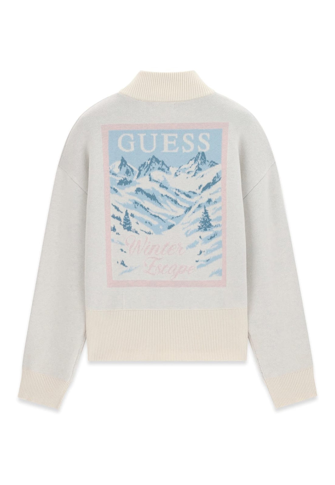 MAGLIONE OVERSIZE DONNA GUESS V6BR12Z1673 G012 GHIACCIO