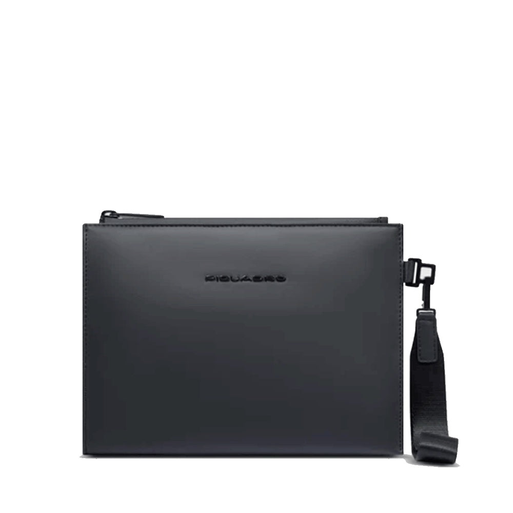 POCHETTE DA POLSO PICCOLO PIQUADRO GOMMATO IMPERMEABILE AC6837C2OW NERO