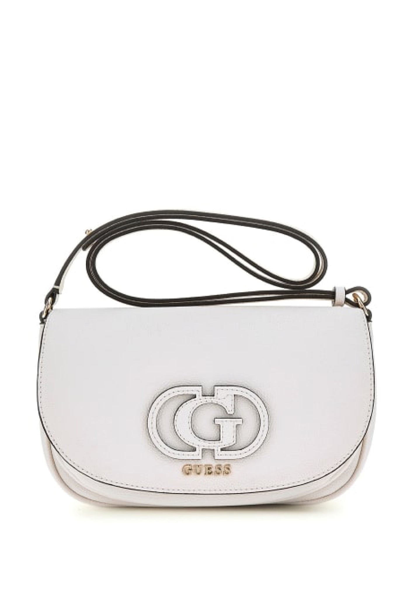 BORSA A SPALLA E TRACOLLA GUESS CALEBRA BG953621 OFF WHITE
