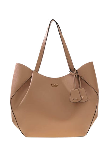 BORSA A SPALLA DONNA GUESS AMORETTE BG789824 BEIGE