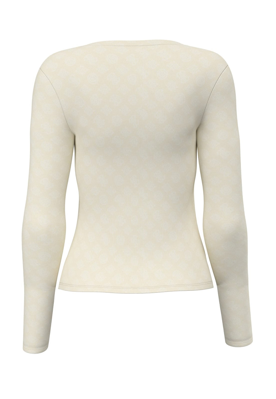 MAGLIA MANICHE LUNGHE DONNA GUESS V6BP15K7234 FW1B CREMA