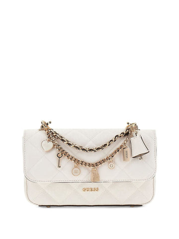 BORSA TRACOLLINA DONNA GUESS JLIBBY GG991220 OFF WHITE