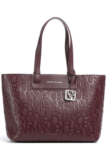 BORSA A SPALLA DONNA ARMANI EXCHANGE XW001481 AF15774 UA343 GROOVE BORDEAUX