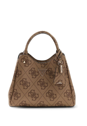BORSA A MANO E TRACOLLA DONNA GUESS MERIDIAN II OS697405 LATTE LOGO